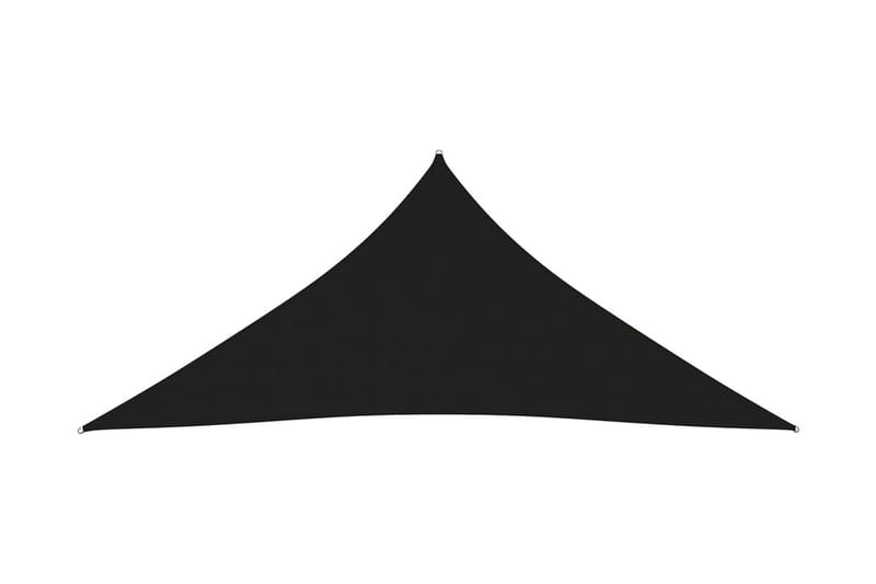 Solsegel oxfordtyg trekantigt 3,6x3,6x3,6 m svart - Svart - Solsegel