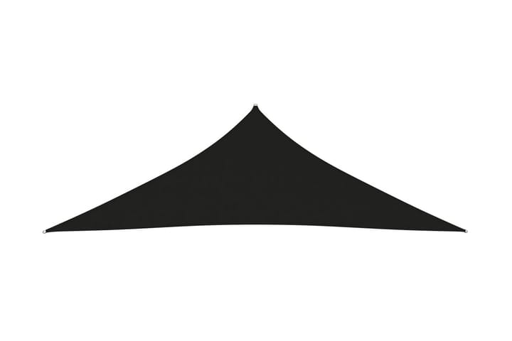 Solsegel oxfordtyg trekantigt 3x3x4,24 m svart - Svart - Solsegel