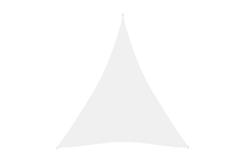 Solsegel Oxfordtyg trekantigt 4x5x5 m vit - Vit - Solsegel