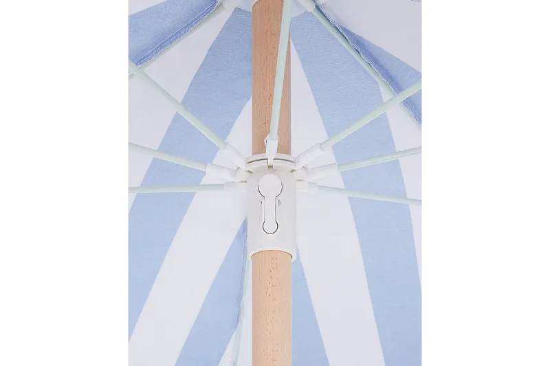 Teulon Parasoll 150 cm - Blå/Vit/Ljusbrun - Utemöbler & utemiljö - Solskydd - Parasoll