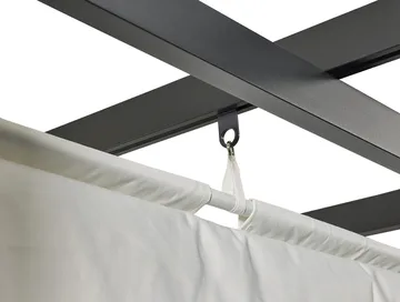 Trädgårdsgazebo SUNSET Pergola 3x4 m - grå - Utemöbler & utemiljö - Solskydd - Pergola