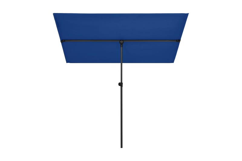 Trädgårdsparasoll med aluminiumstång 180x130 cm azurblå - Parasoll