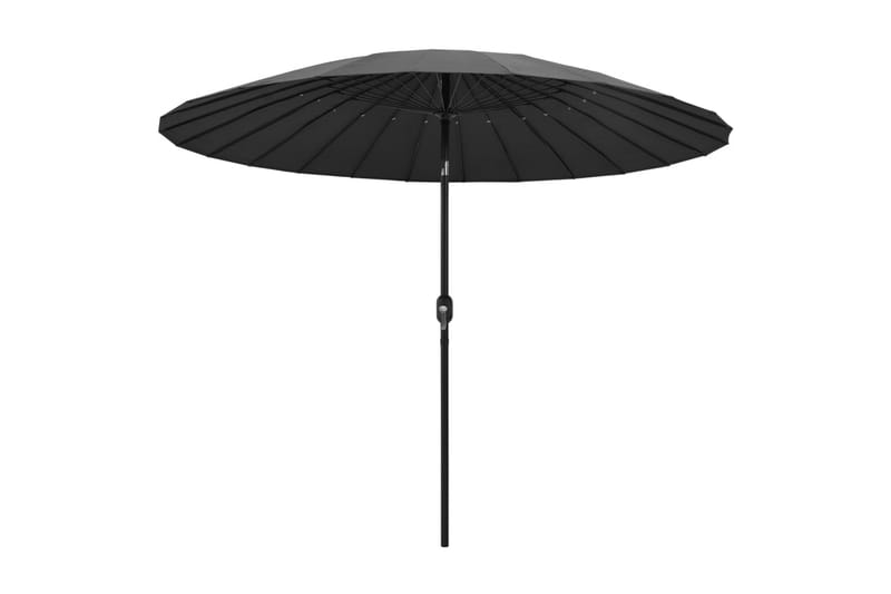 Trädgårdsparasoll med aluminiumstång 270 cm antracit - Parasoll