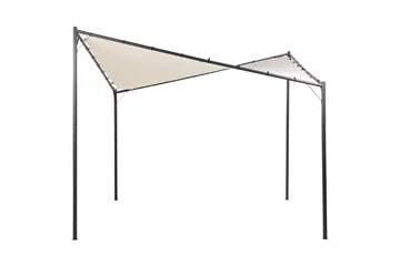 Trädgårdspergola Aventine Beige/svart - Beige/svart - Utemöbler & utemiljö - Solskydd - Pergola
