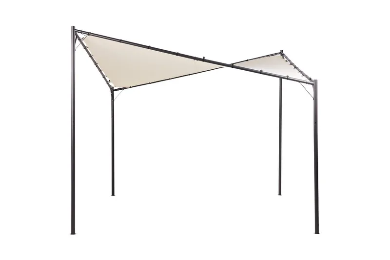 Trädgårdspergola Aventine Beige/svart - Beige/svart - Utemöbler & utemiljö - Solskydd - Pergola