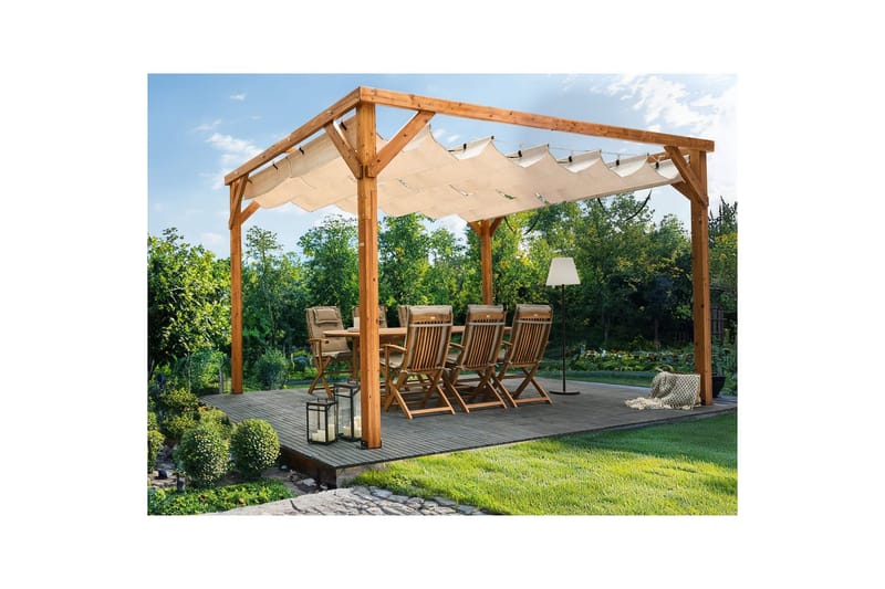 Trädgårdspergola Villarosa - Utemöbler & utemiljö - Solskydd - Pergola
