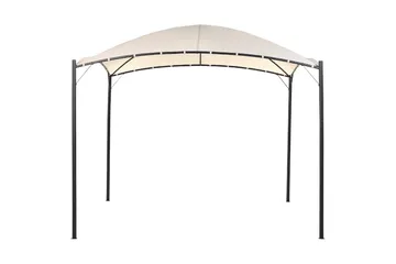 Trädgårdspergola Vomero Beige/svart - Beige/svart - Utemöbler & utemiljö - Solskydd - Pergola