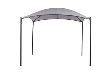 Trädgårdspergola Vomero Grå/svart - Grå/svart - Utemöbler & utemiljö - Solskydd - Pergola