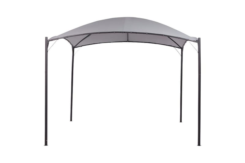 Trädgårdspergola Vomero Grå/svart - Grå/svart - Utemöbler & utemiljö - Solskydd - Pergola