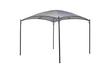 Trädgårdspergola Vomero Grå/svart - Grå/svart - Utemöbler & utemiljö - Solskydd - Pergola