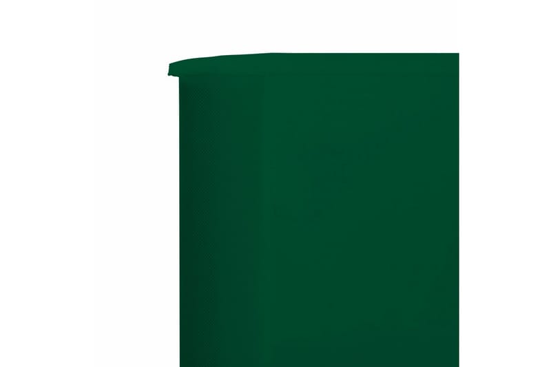Vindskydd 3 paneler tyg 400x160 cm grön - Grön - Insynsskydd & vindskydd
