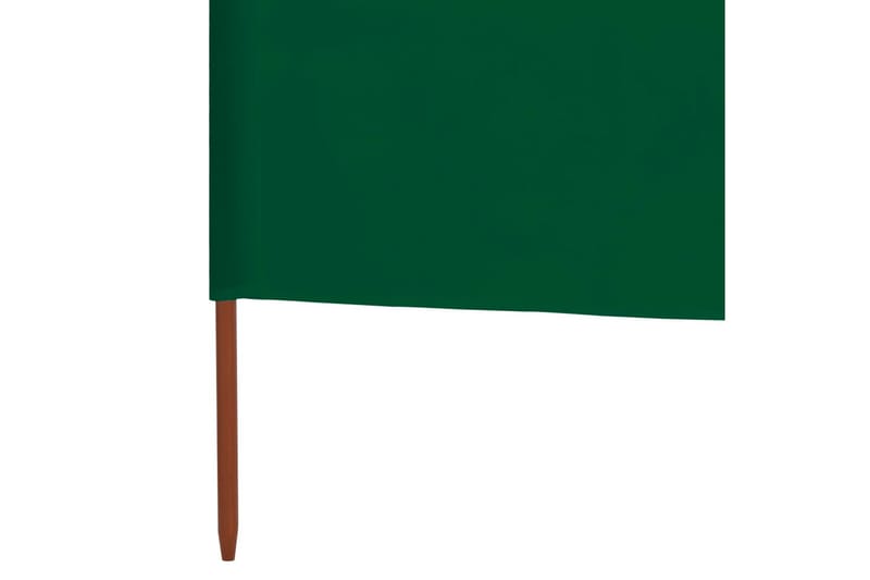 Vindskydd 3 paneler tyg 400x160 cm grön - Grön - Insynsskydd & vindskydd