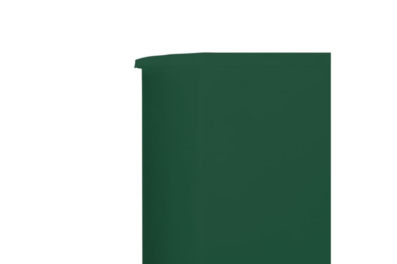 Vindskydd 6 paneler tyg 800x80 cm grön - Grön - Insynsskydd & vindskydd
