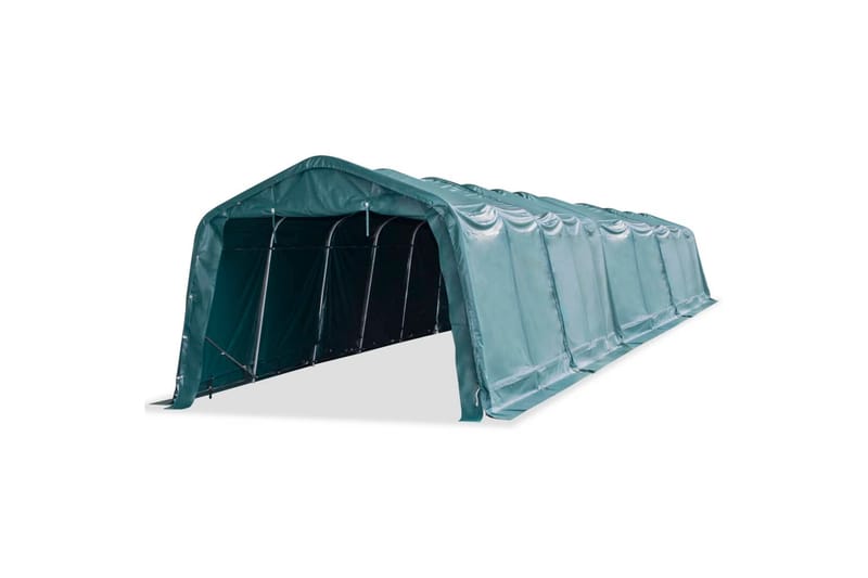 Vindskydd för boskap PVC 550 g/m² 3,3x16 m mörkgrön - Insynsskydd & vindskydd