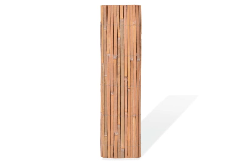 Bambustaket 100x400 cm - Brun - Staket & grind