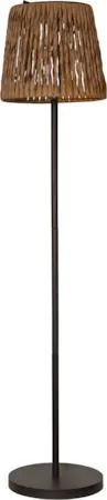 Cesta Solcellslampa 127 cm, brun och svart