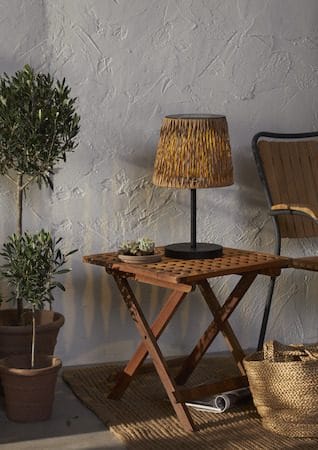 Cesta Solcellslampa 48 cm - brun-svart - Utemöbler & utemiljö - Trädgårdsdekoration & utemiljö - Trädgårdsbelysning