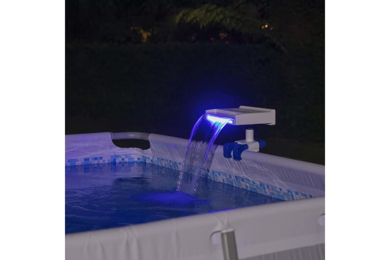 Bestway Vattenfall med LED till pool Flowclear - Vit - Damm & fontän