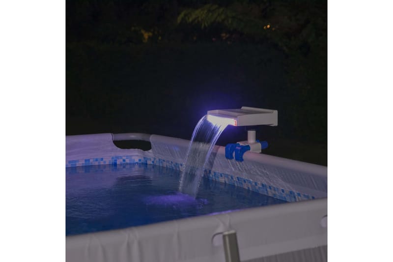 Bestway Vattenfall med LED till pool Flowclear - Vit - Damm & fontän