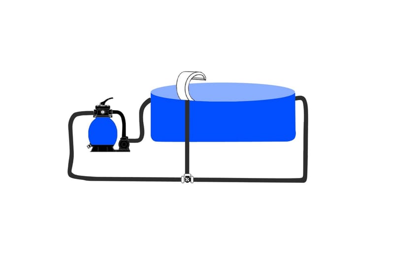 Poolfontän trädgårdsvattenfall i rostfritt stål 45x30x60 cm - Silver - Damm & fontän