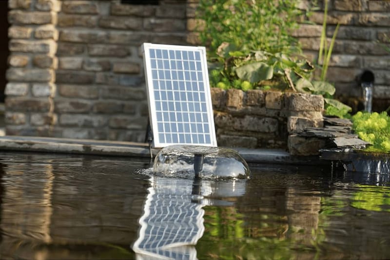 Ubbink Soldriven vattenpump set med batteri SolarMax 1000 13 - Damm & fontän