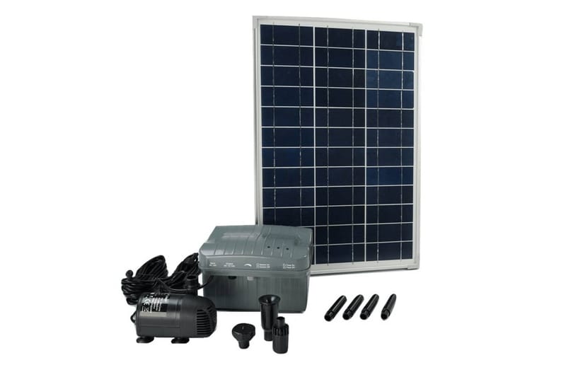 Ubbink Soldriven vattenpump set med batteri SolarMax 1000 13 - Damm & fontän