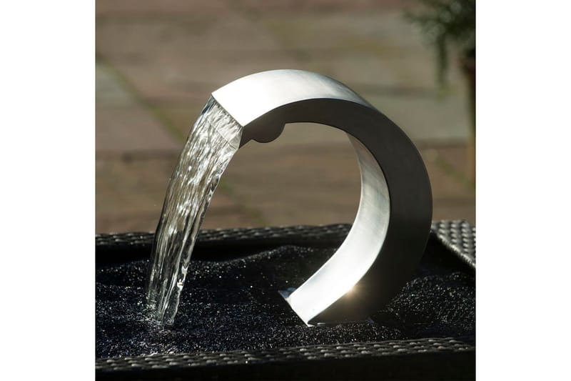 Ubbink Vattenfall Mamba S-LED rostfritt stål 7504632 - Silver - Damm & fontän