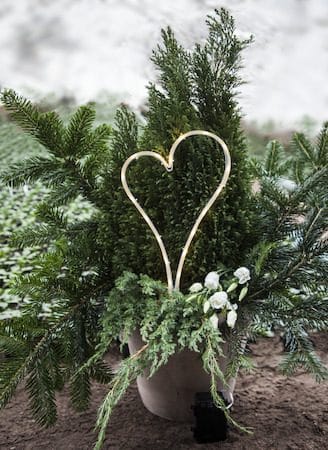 Decorationheart LED Gravljus 21 cm - vit - Utemöbler & utemiljö - Trädgårdsdekoration & utemiljö - Trädgårdsbelysning