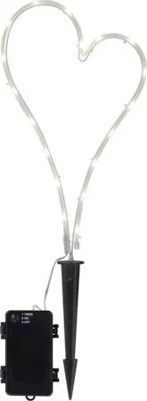 Decorationheart LED Gravljus 21 cm, vit