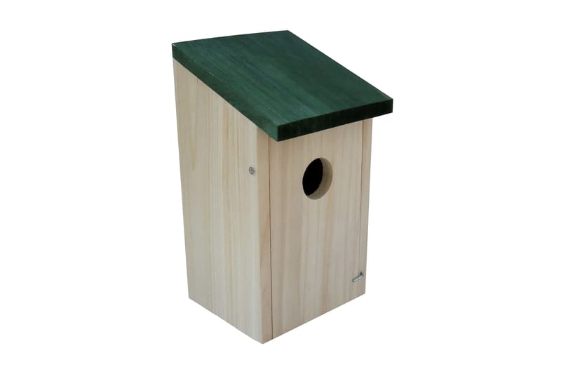 Fågelholkar 8 st trä 12x12x22 cm - Beige - Fågelmatare & fågelholk