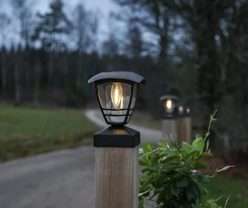 Felix Solcellsdekoration 14 cm - svart - Utemöbler & utemiljö - Trädgårdsdekoration & utemiljö - Trädgårdsbelysning