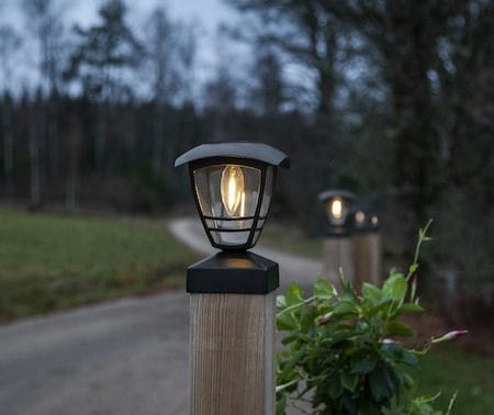 Felix Solcellsdekoration 14 cm - svart - Utemöbler & utemiljö - Trädgårdsdekoration & utemiljö - Trädgårdsbelysning