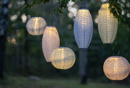 Festa Solcellsdekoration 25 cm - beige - Utemöbler & utemiljö - Trädgårdsdekoration & utemiljö - Trädgårdsbelysning