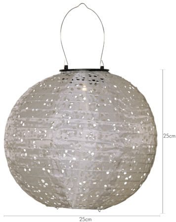 Festa Solcellsdekoration 25 cm - beige - Utemöbler & utemiljö - Trädgårdsdekoration & utemiljö - Trädgårdsbelysning