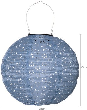 Festa Solcellsdekoration 25 cm - blå - Utemöbler & utemiljö - Trädgårdsdekoration & utemiljö - Trädgårdsbelysning
