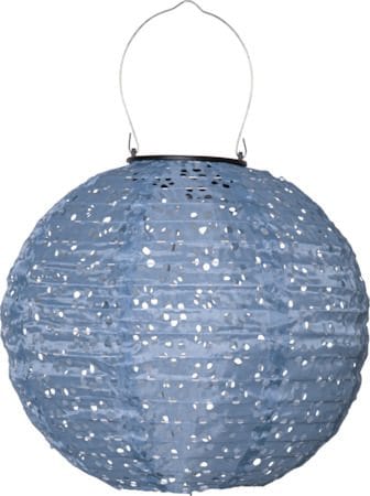 Festa Solcellsdekoration 25 cm - blå - Utemöbler & utemiljö - Trädgårdsdekoration & utemiljö - Trädgårdsbelysning