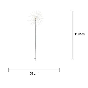 Firework Utomhusdekoration belysning 36 cm - silver - Utemöbler & utemiljö - Trädgårdsdekoration & utemiljö - Trädgårdsbelysning