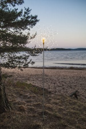 Firework Utomhusdekoration belysning 36 cm - silver - Utemöbler & utemiljö - Trädgårdsdekoration & utemiljö - Trädgårdsbelysning