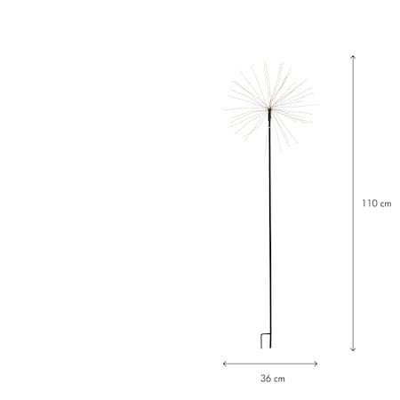 Firework Utomhusdekoration belysning 36 cm - svart - Utemöbler & utemiljö - Trädgårdsdekoration & utemiljö - Trädgårdsbelysning
