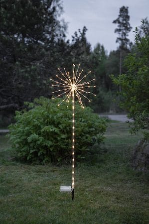 Firework Utomhusdekoration belysning 36 cm - transparent - Utemöbler & utemiljö - Trädgårdsdekoration & utemiljö - Trädgårdsbelysning