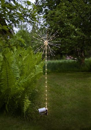 Firework Utomhusdekoration belysning 36 cm - transparent - Utemöbler & utemiljö - Trädgårdsdekoration & utemiljö - Trädgårdsbelysning
