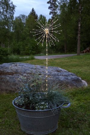 Firework Utomhusdekoration belysning 36 cm - transparent - Utemöbler & utemiljö - Trädgårdsdekoration & utemiljö - Trädgårdsbelysning