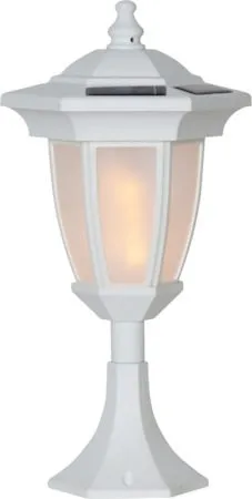 Flame Solcellslampa 63 cm - vit - Utemöbler & utemiljö - Trädgårdsdekoration & utemiljö - Trädgårdsbelysning