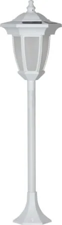 Flame Solcellslampa 63 cm - vit - Utemöbler & utemiljö - Trädgårdsdekoration & utemiljö - Trädgårdsbelysning
