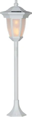Flame Solcellslampa 63 cm - vit - Utemöbler & utemiljö - Trädgårdsdekoration & utemiljö - Trädgårdsbelysning
