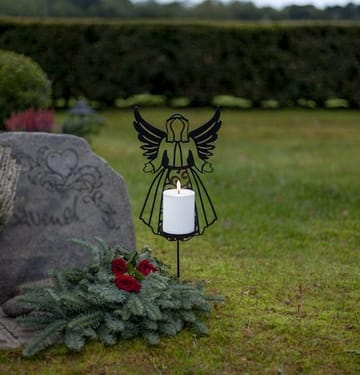 Flamme Deco LED Gravljus 21.5 cm - svart - Utemöbler & utemiljö - Trädgårdsdekoration & utemiljö - Trädgårdsbelysning