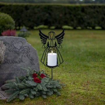 Flamme Deco LED Gravljus 21.5 cm - svart - Utemöbler & utemiljö - Trädgårdsdekoration & utemiljö - Trädgårdsbelysning