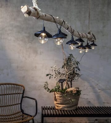 Globe Shade Solcellsslinga 180 cm - svart och transparent - Utemöbler & utemiljö - Trädgårdsdekoration & utemiljö - Trädgårdsbelysning