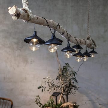 Globe Shade Solcellsslinga 180 cm - svart och transparent - Utemöbler & utemiljö - Trädgårdsdekoration & utemiljö - Trädgårdsbelysning