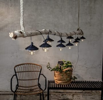 Globe Shade Solcellsslinga 180 cm - svart och transparent - Utemöbler & utemiljö - Trädgårdsdekoration & utemiljö - Trädgårdsbelysning